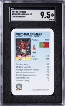 2007/08 Schools Fantasy League #71 Cristiano Ronaldo - SGC MT+ 9.5